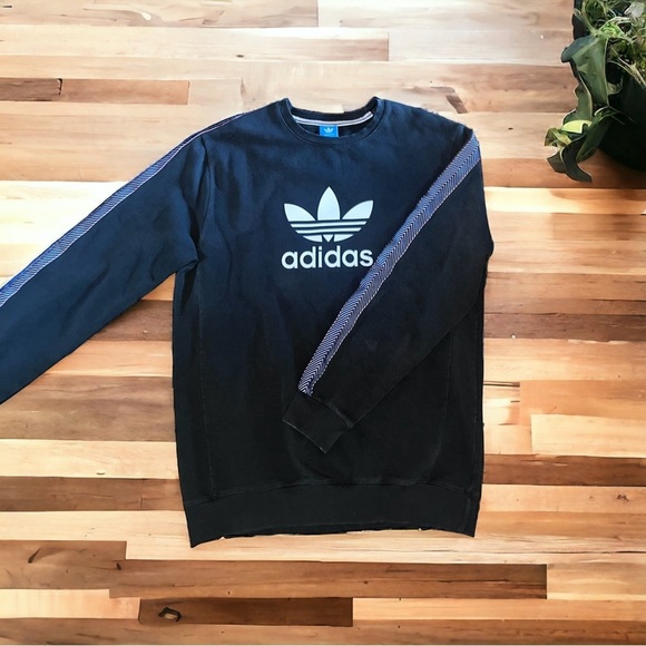 Unique -Rare-Vintage Thick Weave Adidas Sweatshirt -Washed Olive Green-Sz3XL-EUC - Picture 11 of 16